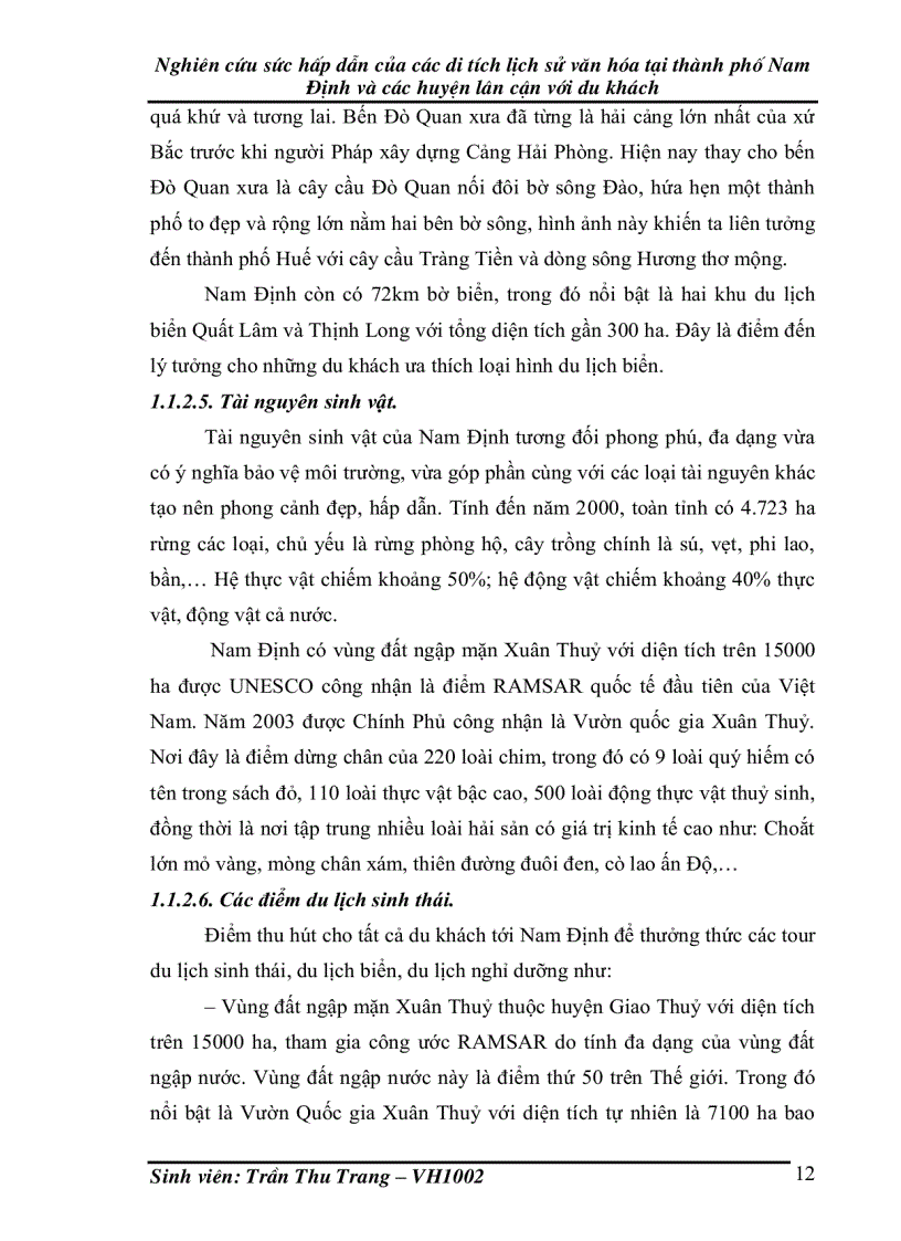 image for page Nghiên cứu sức hấp dẫn của các di tích lịch sử văn hóa tại thành phố Nam Định và các huyện lân cận với du khách