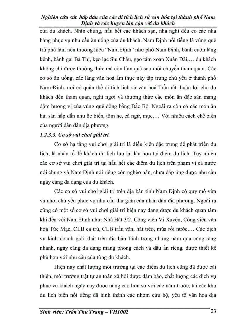 image for page Nghiên cứu sức hấp dẫn của các di tích lịch sử văn hóa tại thành phố Nam Định và các huyện lân cận với du khách