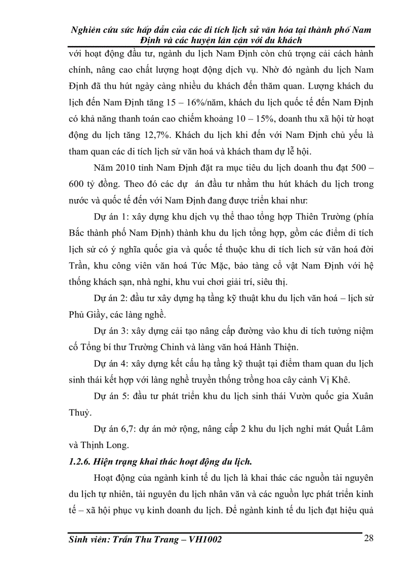 image for page Nghiên cứu sức hấp dẫn của các di tích lịch sử văn hóa tại thành phố Nam Định và các huyện lân cận với du khách