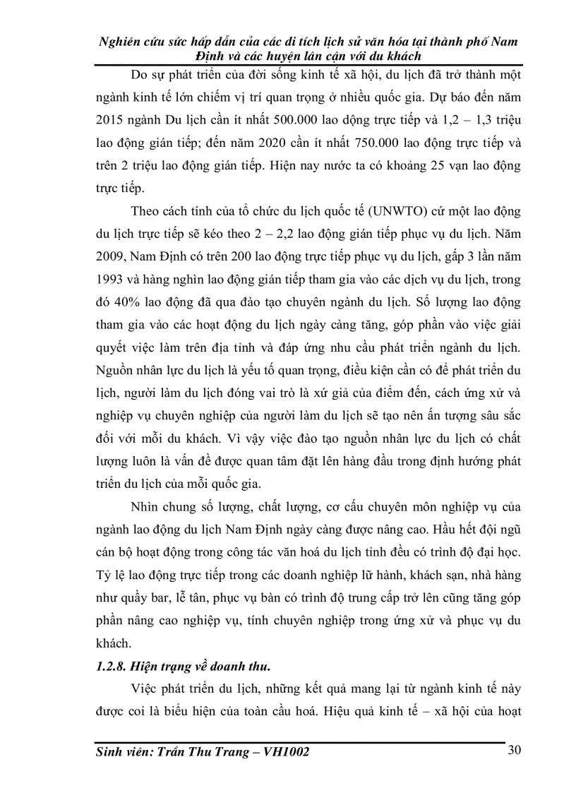 image for page Nghiên cứu sức hấp dẫn của các di tích lịch sử văn hóa tại thành phố Nam Định và các huyện lân cận với du khách