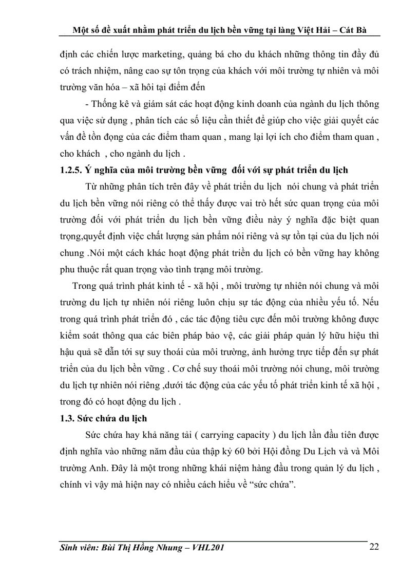 image for page Một số đề xuất nhằm phát triển du lịch bền vững tại làng Việt Hải Cát Bà