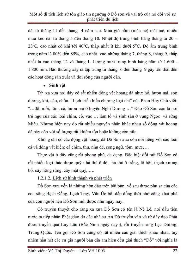 image for page Một số di tích lịch sử tôn giáo tín ngưỡng ở Đồ sơn và vai trò của nó đối với sự phát triển du lịch