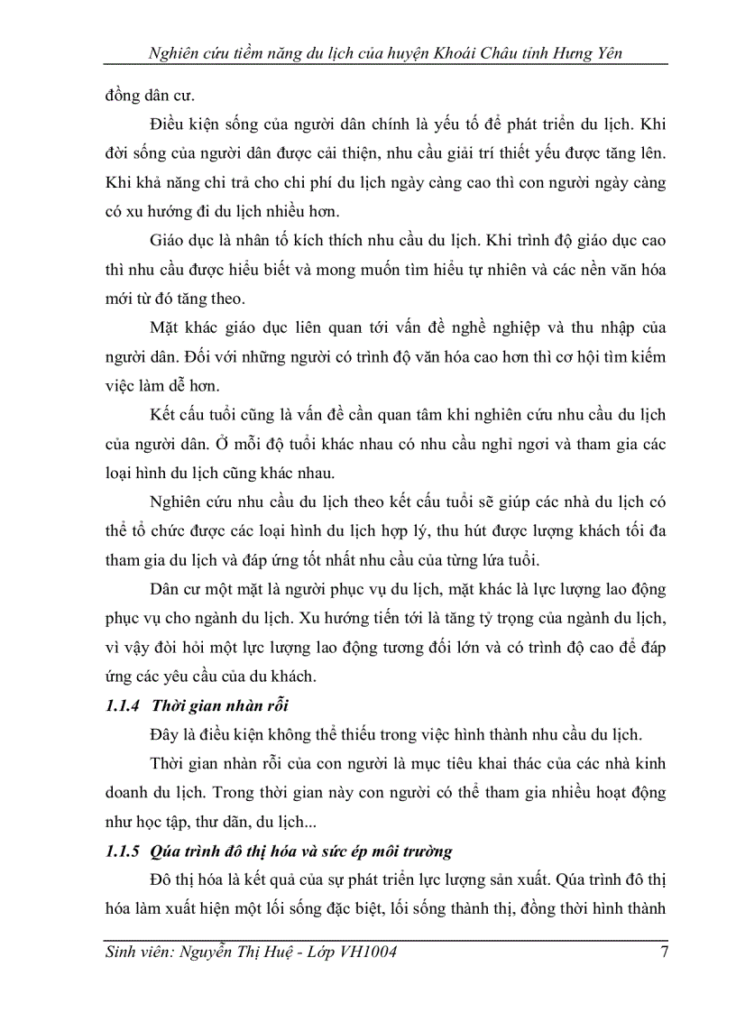 image for page Nghiên cứu tiềm năng du lịch của huyện Khoái Châu tỉnh Hưng Yên