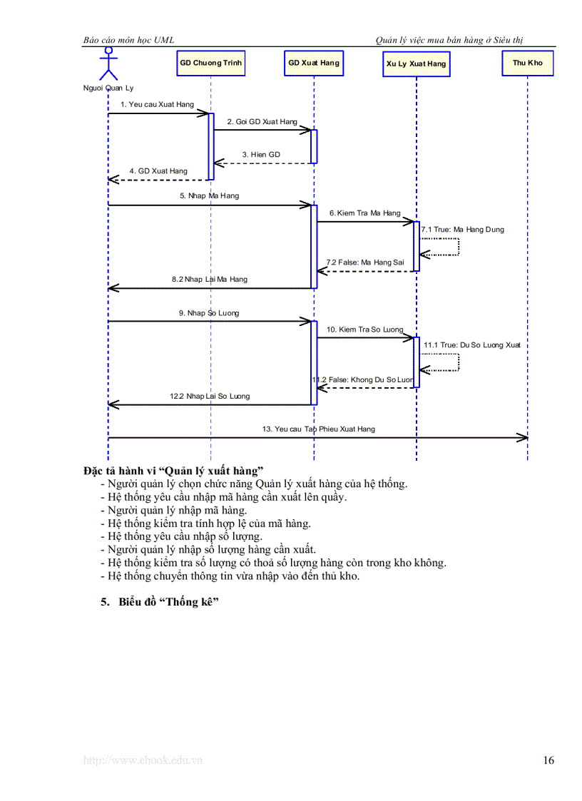 image for page Phân tích thiết kế hướng đối tượng UML Quản lý việc mua bán hàng tại siêu thị