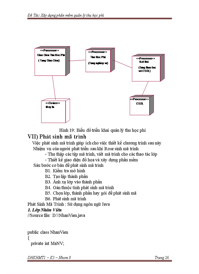 image for page Phân tích thiết kế hướng đối tượng UML Quản lý thu học phí