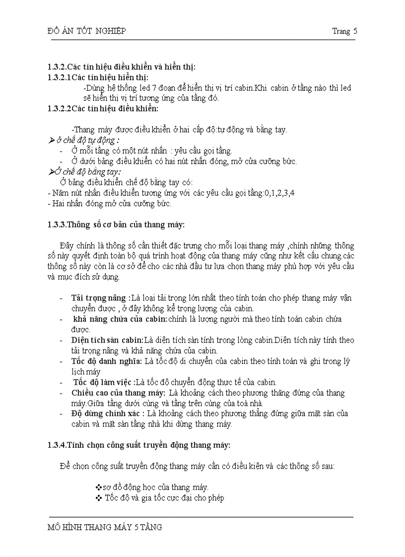 image for page Đồ án tốt nghiệp thang máy 5 tầng viết bằng PLC