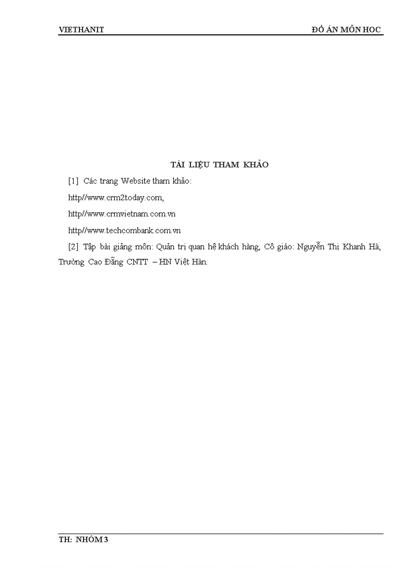 image for page Quản trị quan hệ khách hàng tại ngân hàng techcombank chi nhánh Đà Nẵng