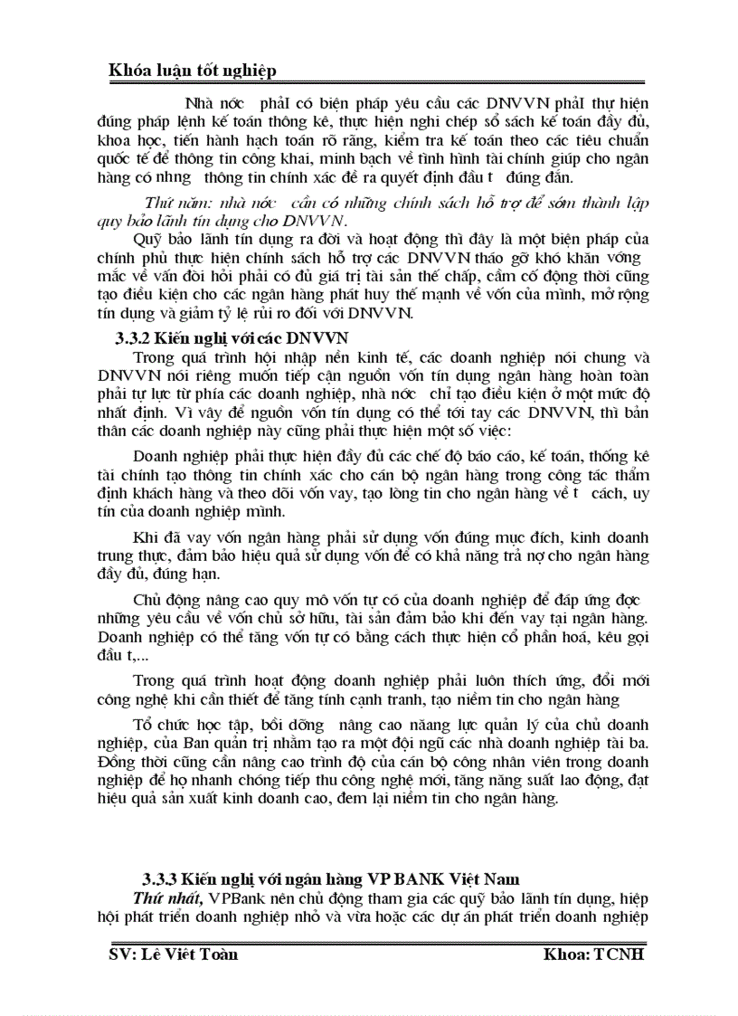 image for page Giải pháp mở rộng và nâng cao chất lượng tín dụng ngân hàng phát triển các doanh nghiệp vừa và nhỏ tại Ngân hàng thương mại cổ phần ngoài quốc doanh vp bank chi nhánh vĩnh phúc