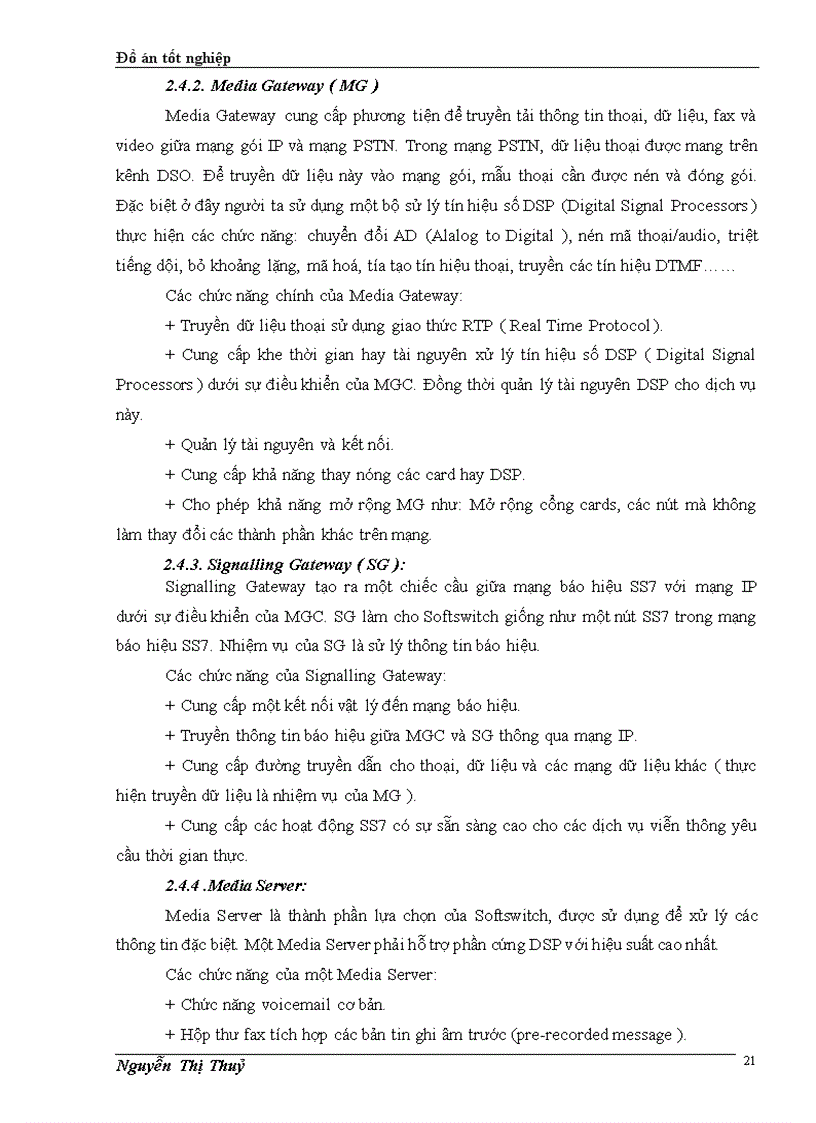 image for page Hệ thống chuyển mạch mềm HiE9200 và triển khai ứng dụng trong mạng NGN của VNPT