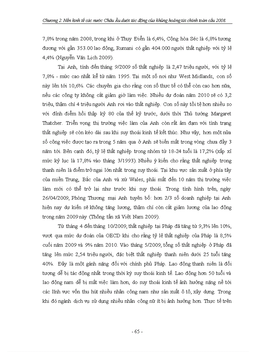 image for page Khủng hoảng tài chính toàn cầu 2008 và những ảnh hưởng tới kinh tế thương mại các nước Châu Âu