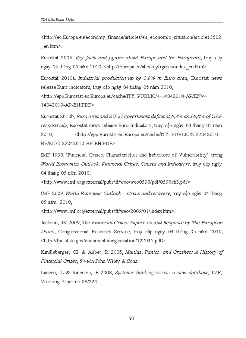 image for page Khủng hoảng tài chính toàn cầu 2008 và những ảnh hưởng tới kinh tế thương mại các nước Châu Âu