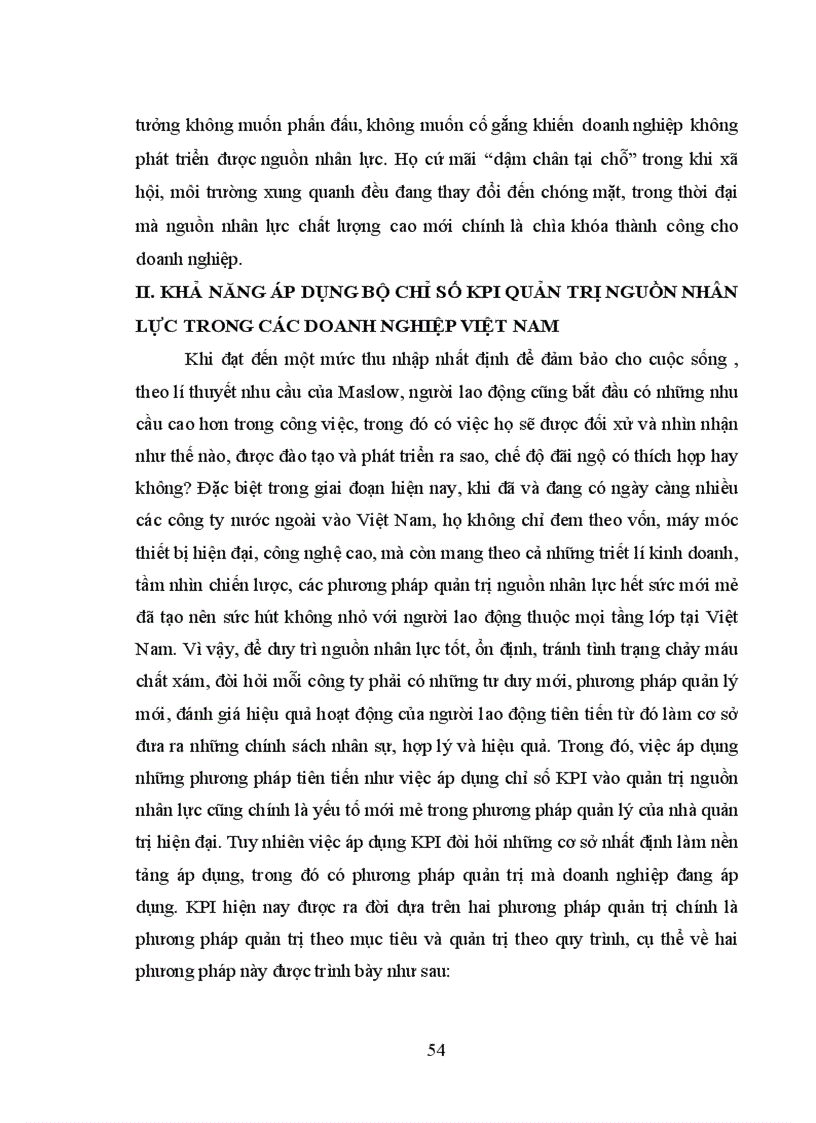 image for page Tìm hiểu chỉ số đánh giá hiệu quả KPI KPI Key Performance Indicators quản trị nguồn nhân lực và khả năng áp dụng tại các doanh nghiệp Việt Nam