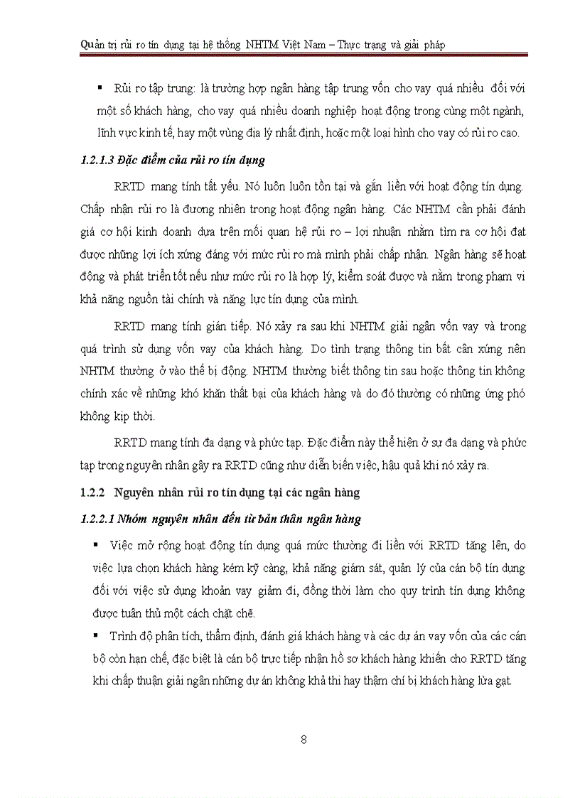 image for page Quản trị rủi ro tín dụng của hệ thống ngân hàng thương mại Việt Nam Thực trạng và giải pháp