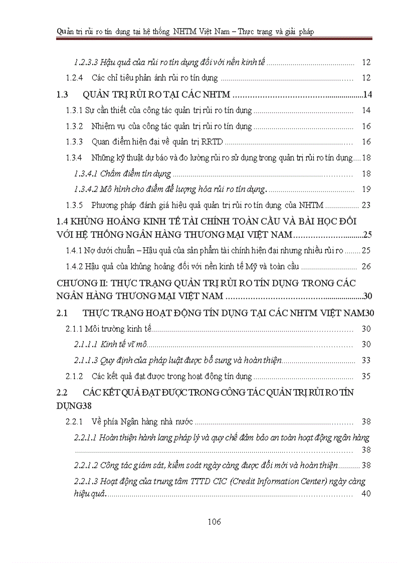 image for page Quản trị rủi ro tín dụng của hệ thống ngân hàng thương mại Việt Nam Thực trạng và giải pháp