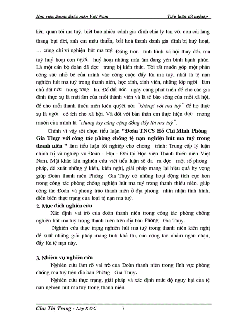 image for page Đoàn TNCS Hồ Chí Minh Phường Gia Thụy với công tác phòng chống tệ nạn nghiện hút ma tuý trong thanh niên