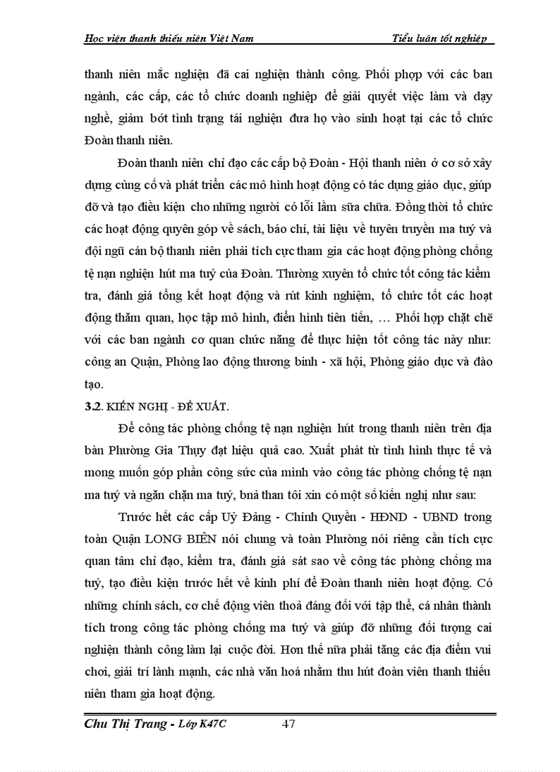 image for page Đoàn TNCS Hồ Chí Minh Phường Gia Thụy với công tác phòng chống tệ nạn nghiện hút ma tuý trong thanh niên