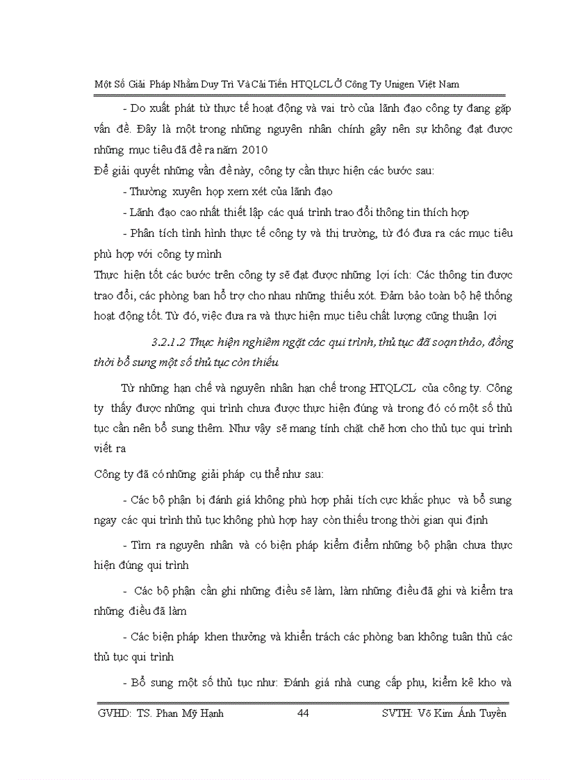 image for page Thực trạng và một số giải pháp nhằm duy trì hệ thống quản lý chất lượng theo tiêu chuẩn ISO 9001 2008 tại công ty Unigen Việt Nam