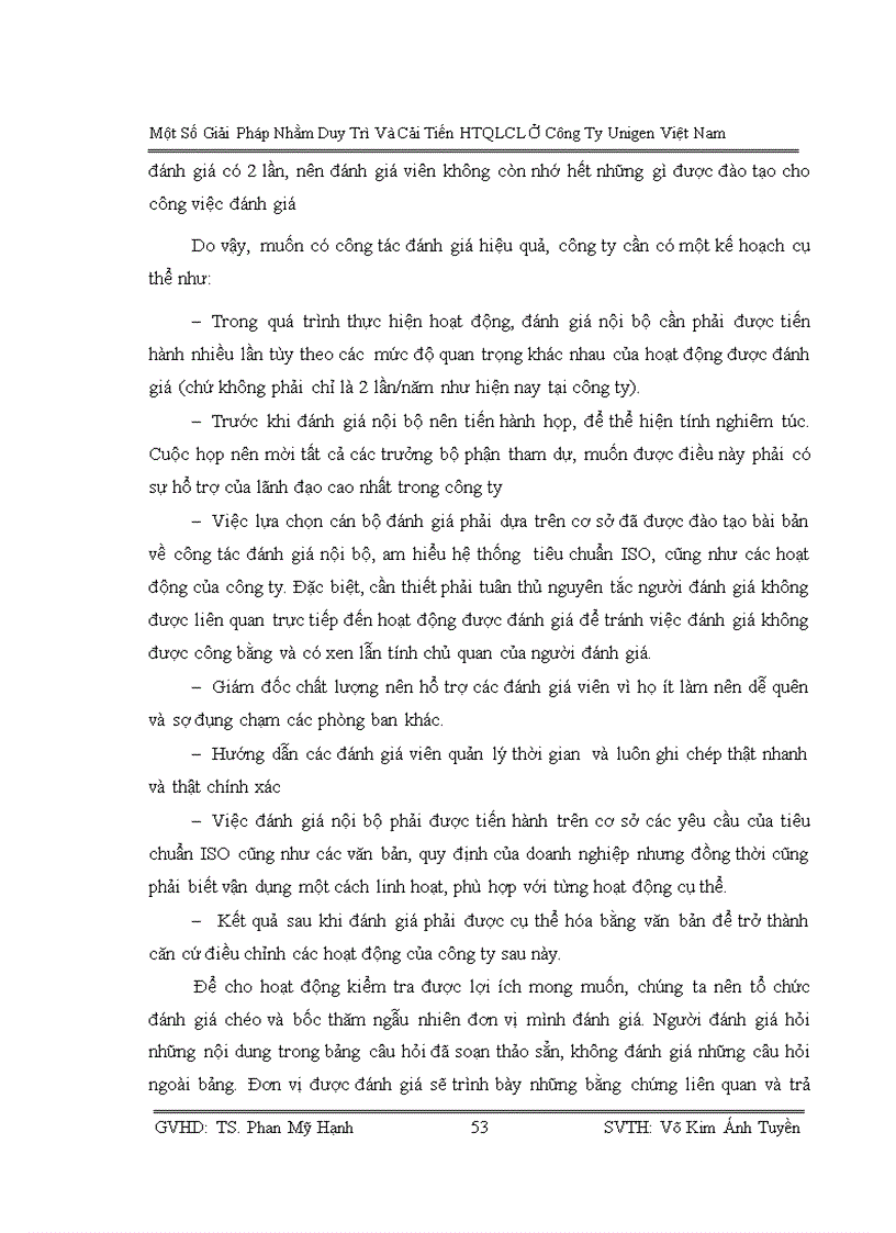 image for page Thực trạng và một số giải pháp nhằm duy trì hệ thống quản lý chất lượng theo tiêu chuẩn ISO 9001 2008 tại công ty Unigen Việt Nam