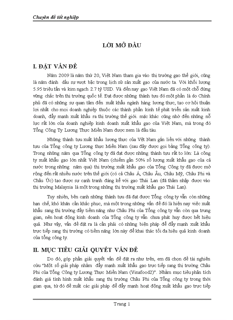 image for page Một số giải pháp nhằm đẩy mạnh xuất khẩu gạo trực tiếp sang thị trường châu phi của tổng công ty lương thực miền nam vinafood ii