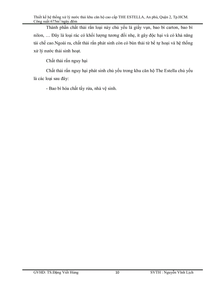 image for page Thiết kế hệ thống xử lý nước thải khu căn hộ cao cấp THE ESTELLA An phú Quận 2 Tp HCM Công suất 675m3 ngày đêm