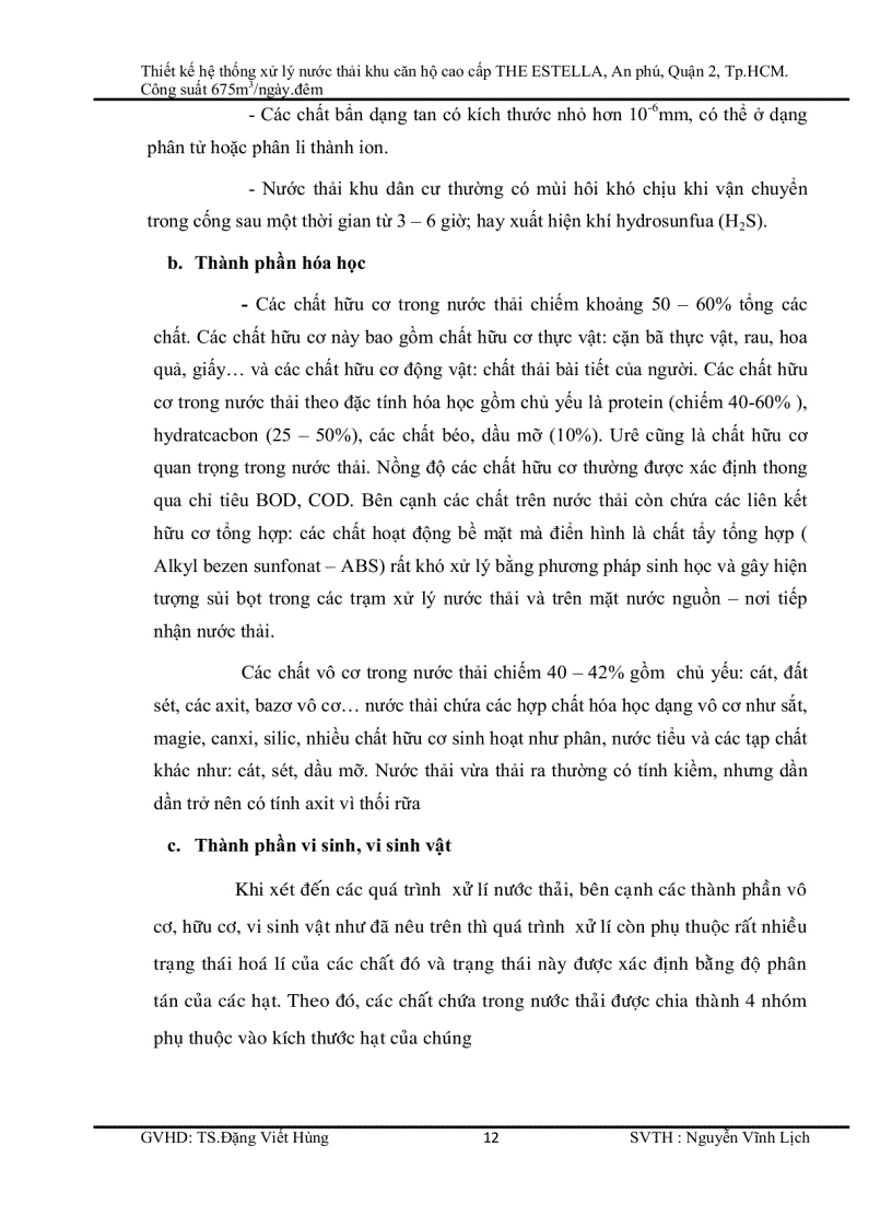 image for page Thiết kế hệ thống xử lý nước thải khu căn hộ cao cấp THE ESTELLA An phú Quận 2 Tp HCM Công suất 675m3 ngày đêm