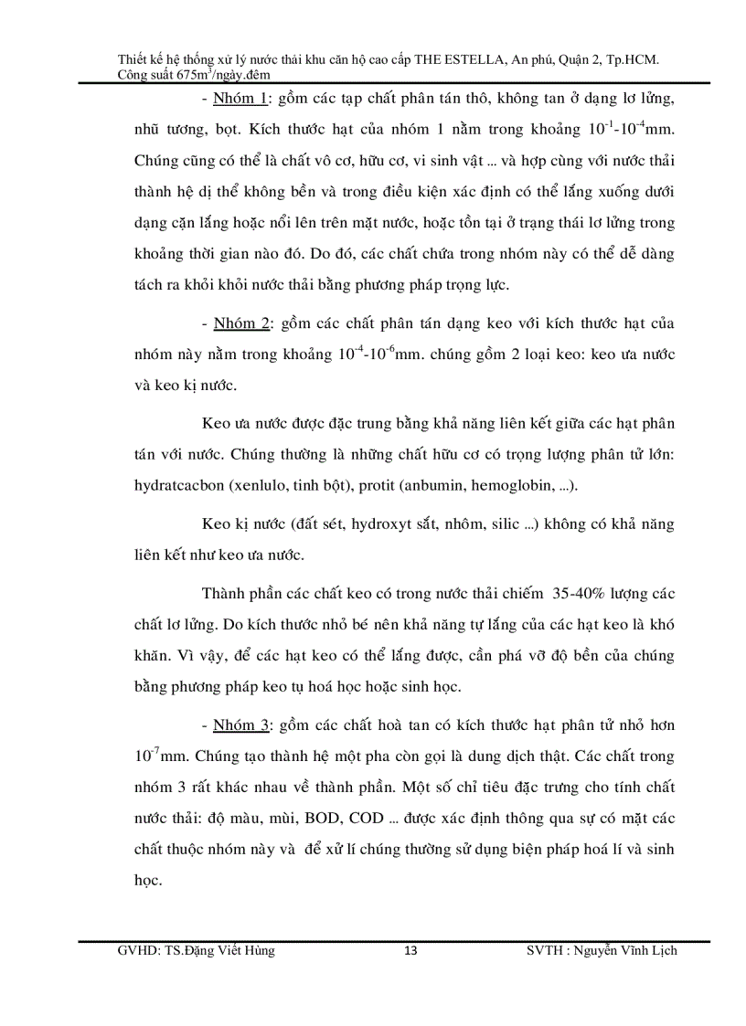 image for page Thiết kế hệ thống xử lý nước thải khu căn hộ cao cấp THE ESTELLA An phú Quận 2 Tp HCM Công suất 675m3 ngày đêm