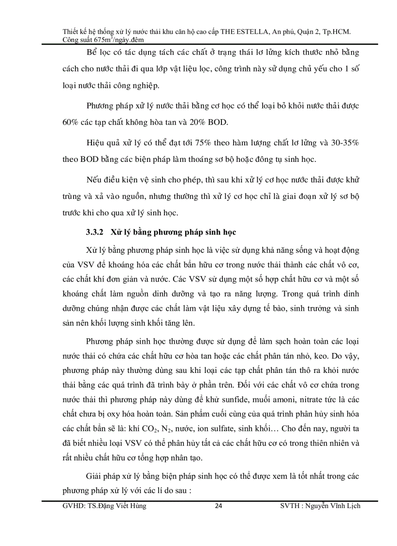 image for page Thiết kế hệ thống xử lý nước thải khu căn hộ cao cấp THE ESTELLA An phú Quận 2 Tp HCM Công suất 675m3 ngày đêm