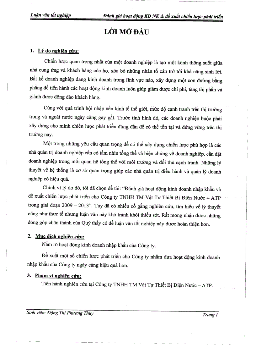 image for page Đánh giá hoạt động kinh doanh nhập khẩu và đề xuất chiến lược phát triển cho công ty TNHH thương mại vật tư thiết bị điện nước ATP trong giai đoạn 2009 2013