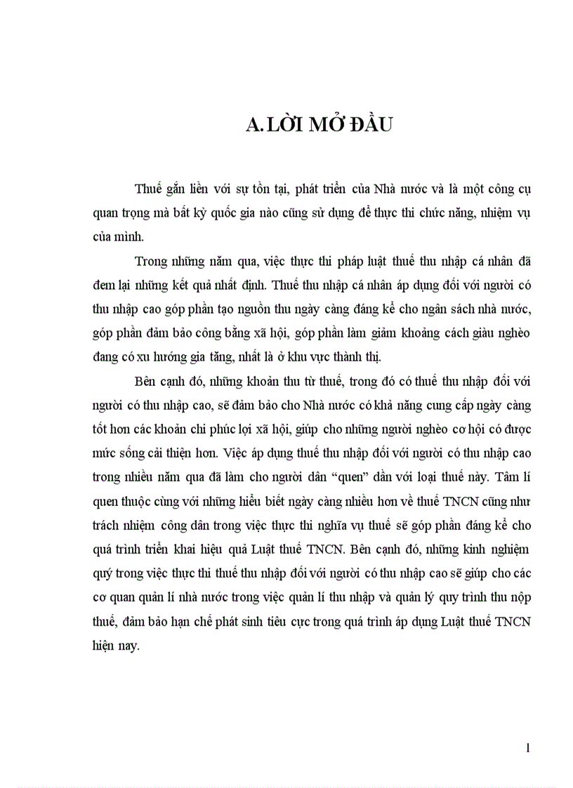 image for page Tiểu luận Thực trạng áp dụng luật thuế thu nhập cá nhân tại Việt Nam