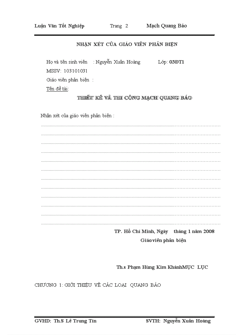 image for page Thiết kế và thi công mạch quang báo