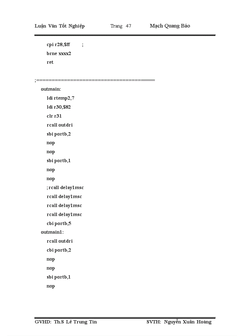 image for page Thiết kế và thi công mạch quang báo