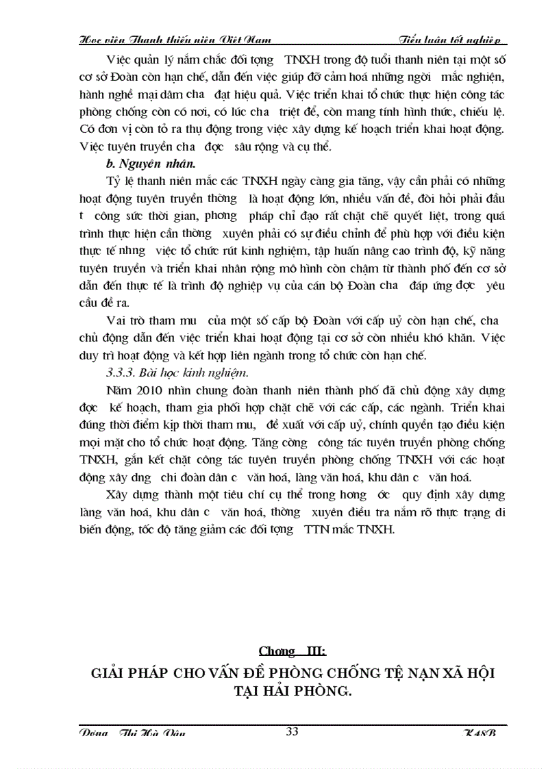 image for page Đoàn thanh niên cộng sản Hồ Chí Minh Thành phố Hải Phòng với công tác phòng chống tệ nạn trong thanh thiếu niên