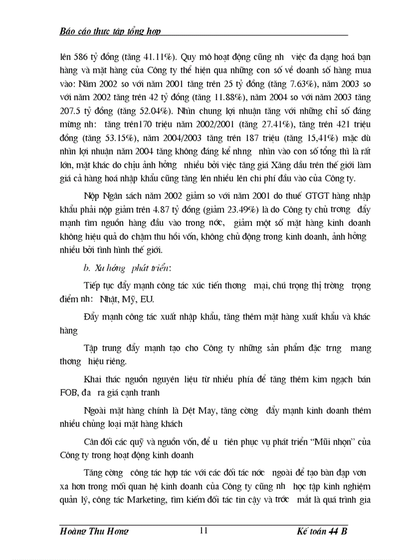 image for page Báo cáo thực tập tại công ty xuất nhập khẩu dệt may