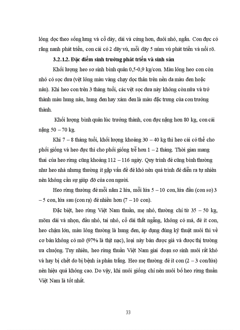 image for page Tìm hiểu và đánh giá hiệu quả chăn nuôi của các giống heo rừng tại tỉnh Bình Định