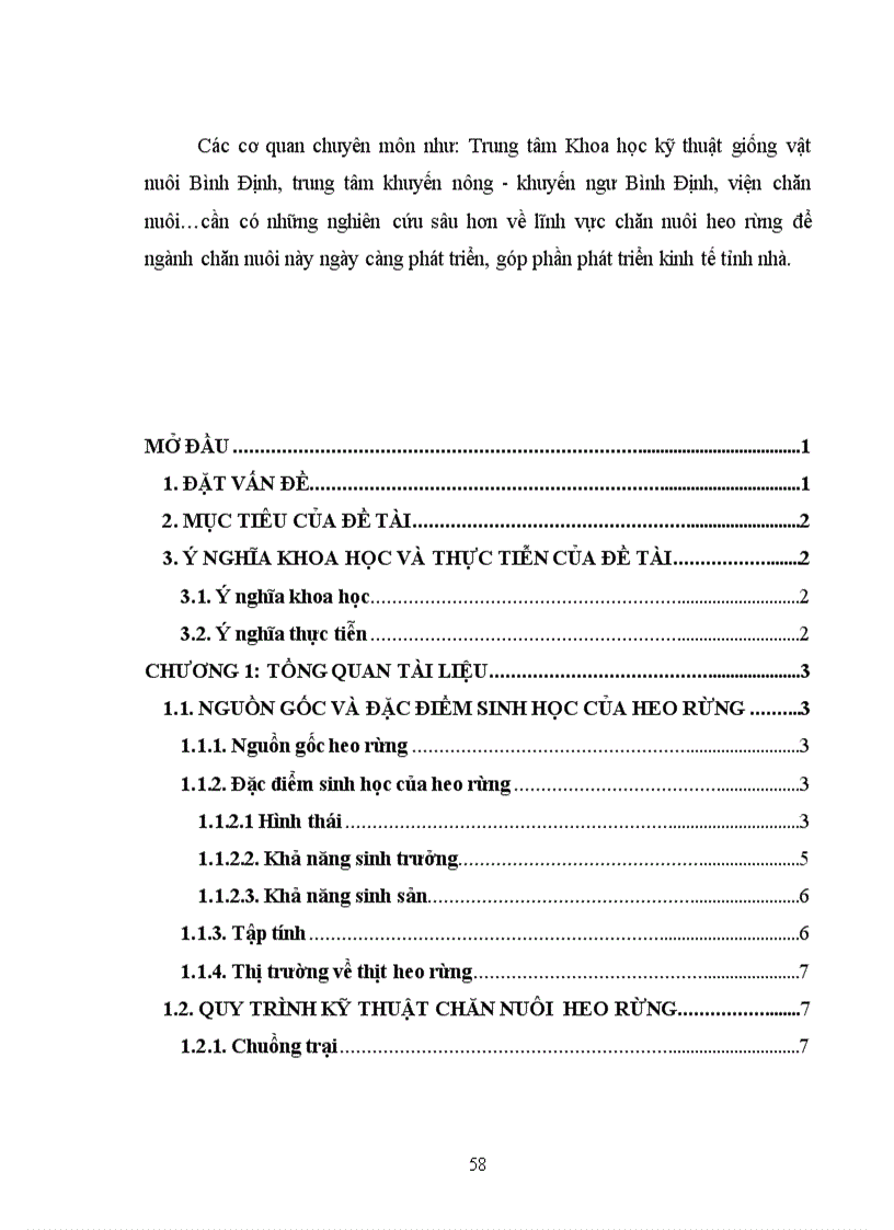 image for page Tìm hiểu và đánh giá hiệu quả chăn nuôi của các giống heo rừng tại tỉnh Bình Định