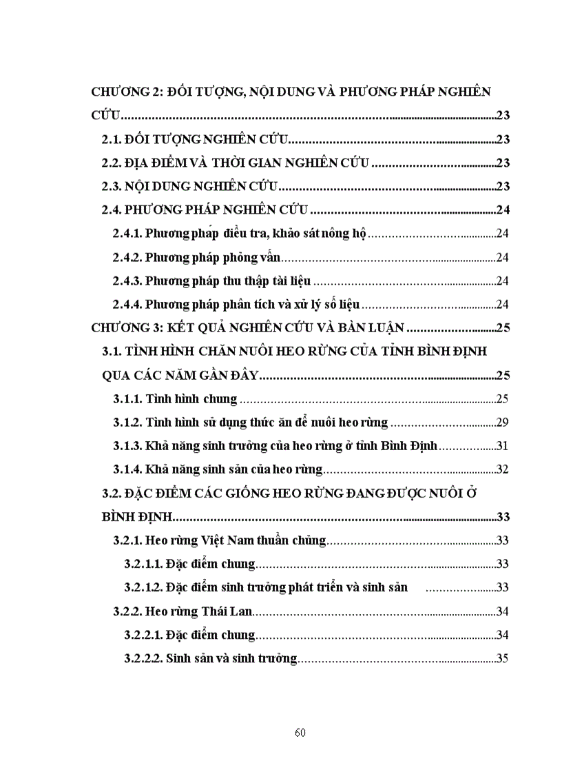 image for page Tìm hiểu và đánh giá hiệu quả chăn nuôi của các giống heo rừng tại tỉnh Bình Định