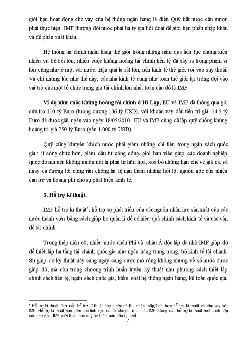 image for page Phân tích và làm sáng rõ vai trò của IMF trong viec duy trì và thúc đẩy quan hệ hợp tác giữa các quốc gia