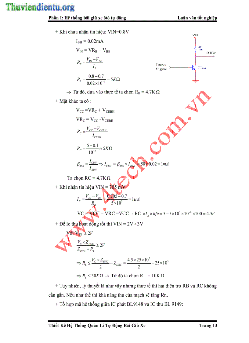 image for page Thiết kế hệ thống bãi giữ xe ôtô tự động