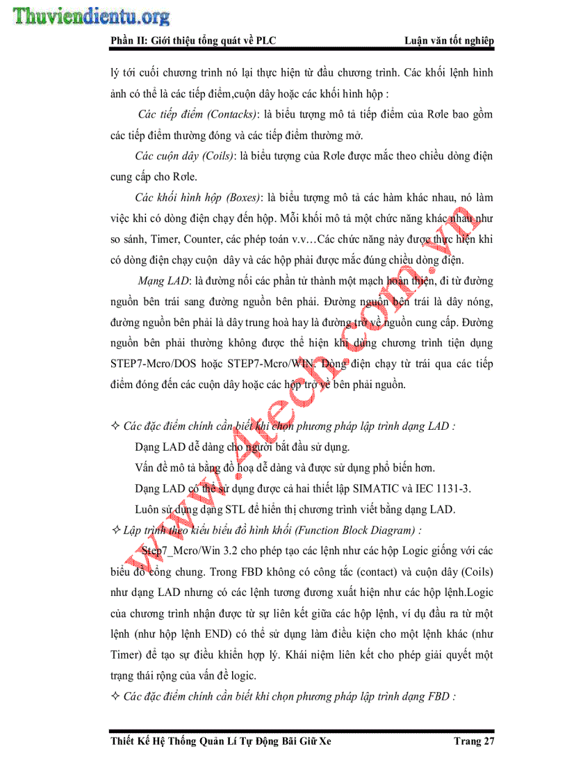 image for page Thiết kế hệ thống bãi giữ xe ôtô tự động