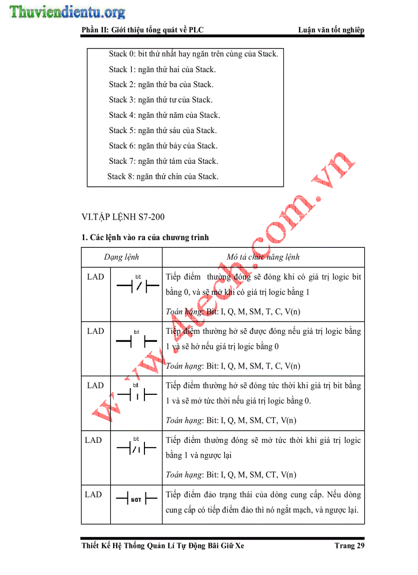 image for page Thiết kế hệ thống bãi giữ xe ôtô tự động