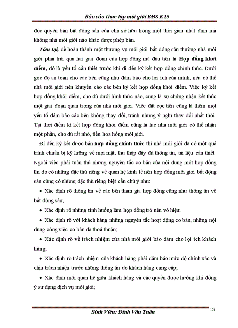 image for page Thực tập môi giới bất động sản tại công ty CP bất động sản Hà nội