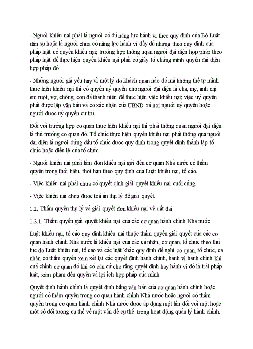image for page Thực trạng công tác giải quyết khiếu nại tố cáo về đất đai kiến nghị