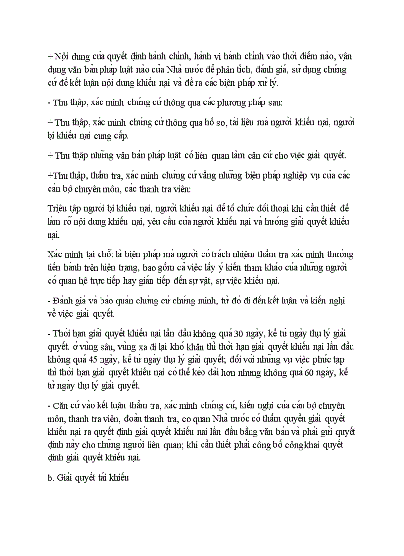 image for page Thực trạng công tác giải quyết khiếu nại tố cáo về đất đai kiến nghị