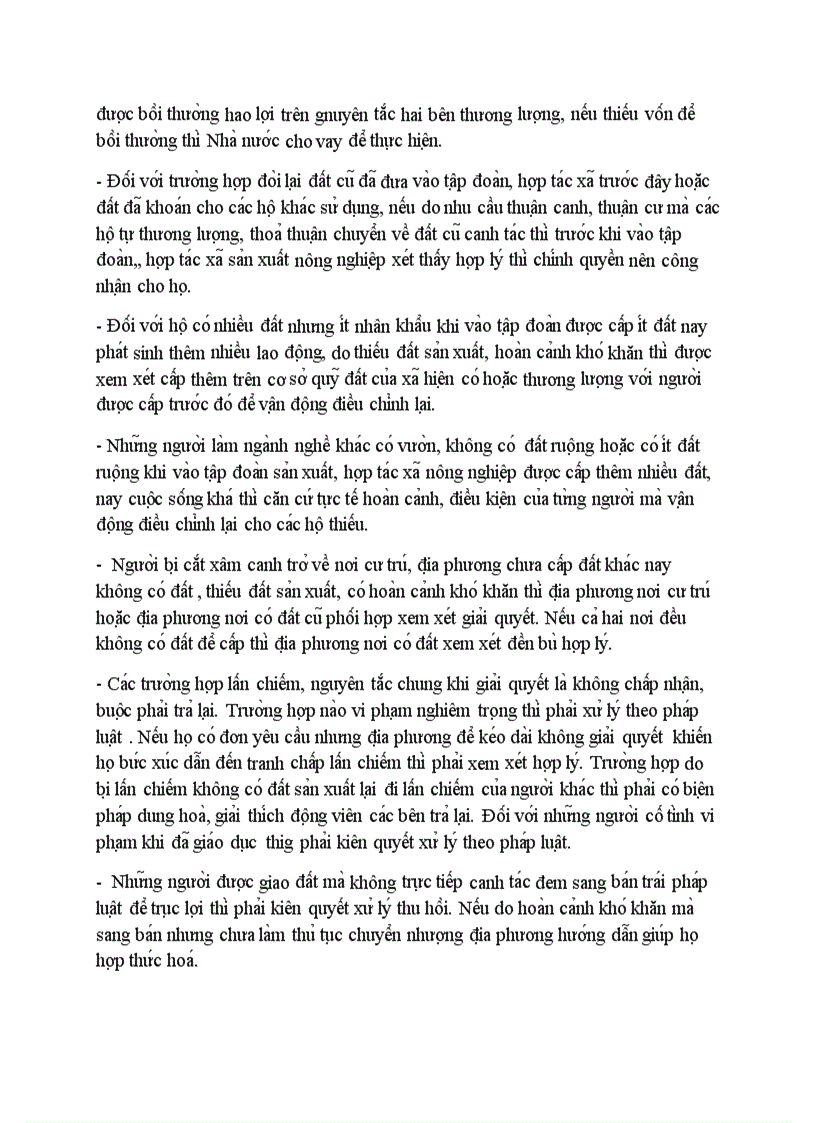 image for page Thực trạng công tác giải quyết khiếu nại tố cáo về đất đai kiến nghị