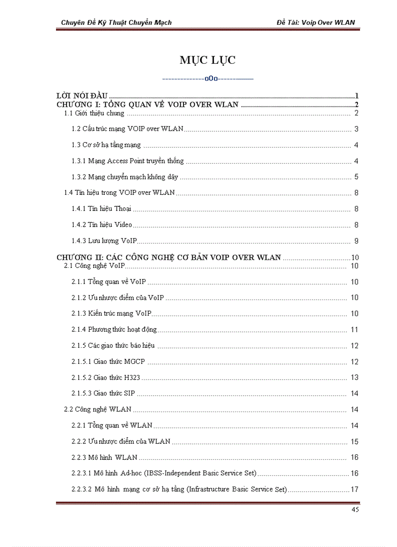 image for page Nghiên cứu công nghệ VOIP over WLAN