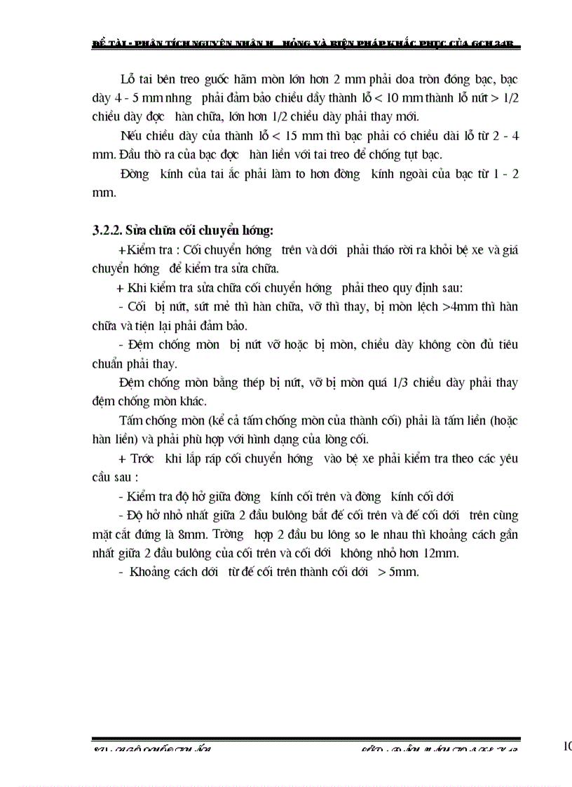 image for page Phân tích nguyên nhân hư hỏng và biện pháp khắc phục của giá chuyển hướng 34B