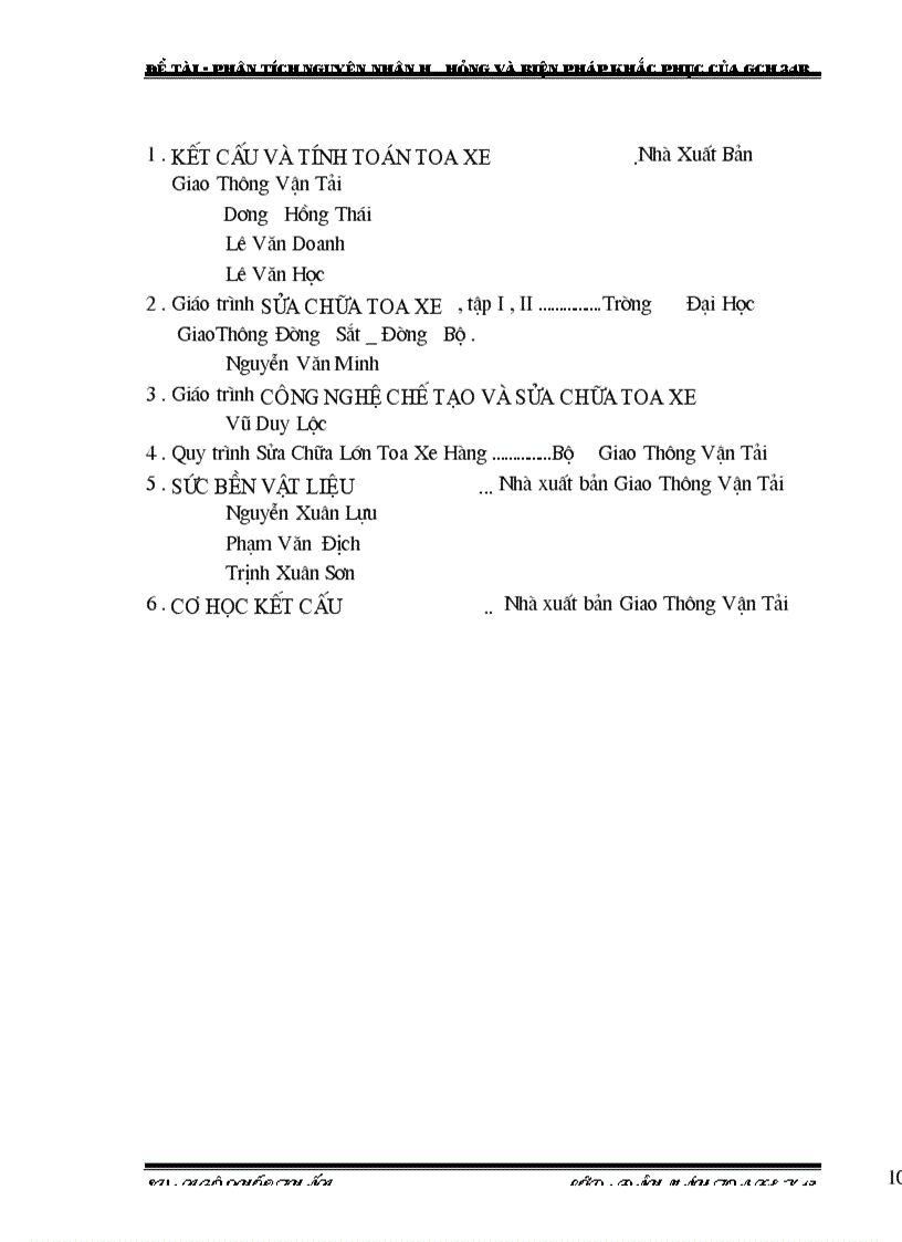 image for page Phân tích nguyên nhân hư hỏng và biện pháp khắc phục của giá chuyển hướng 34B