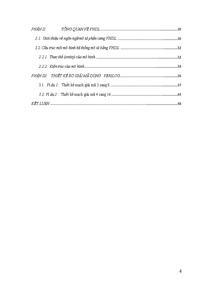 image for page Tổng quan về HDL VHDL Verilog và thiết kế bộ giải mã dùng verilog