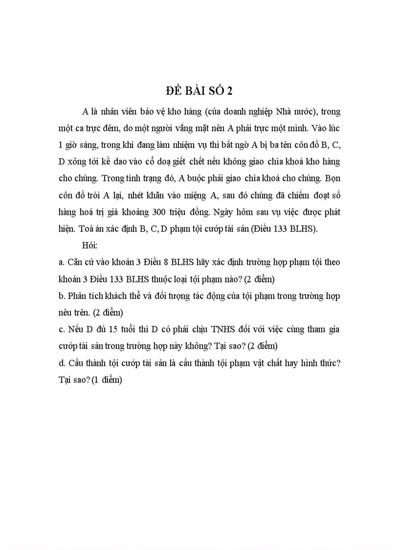 image for page Bài tập môn luật hs module 2