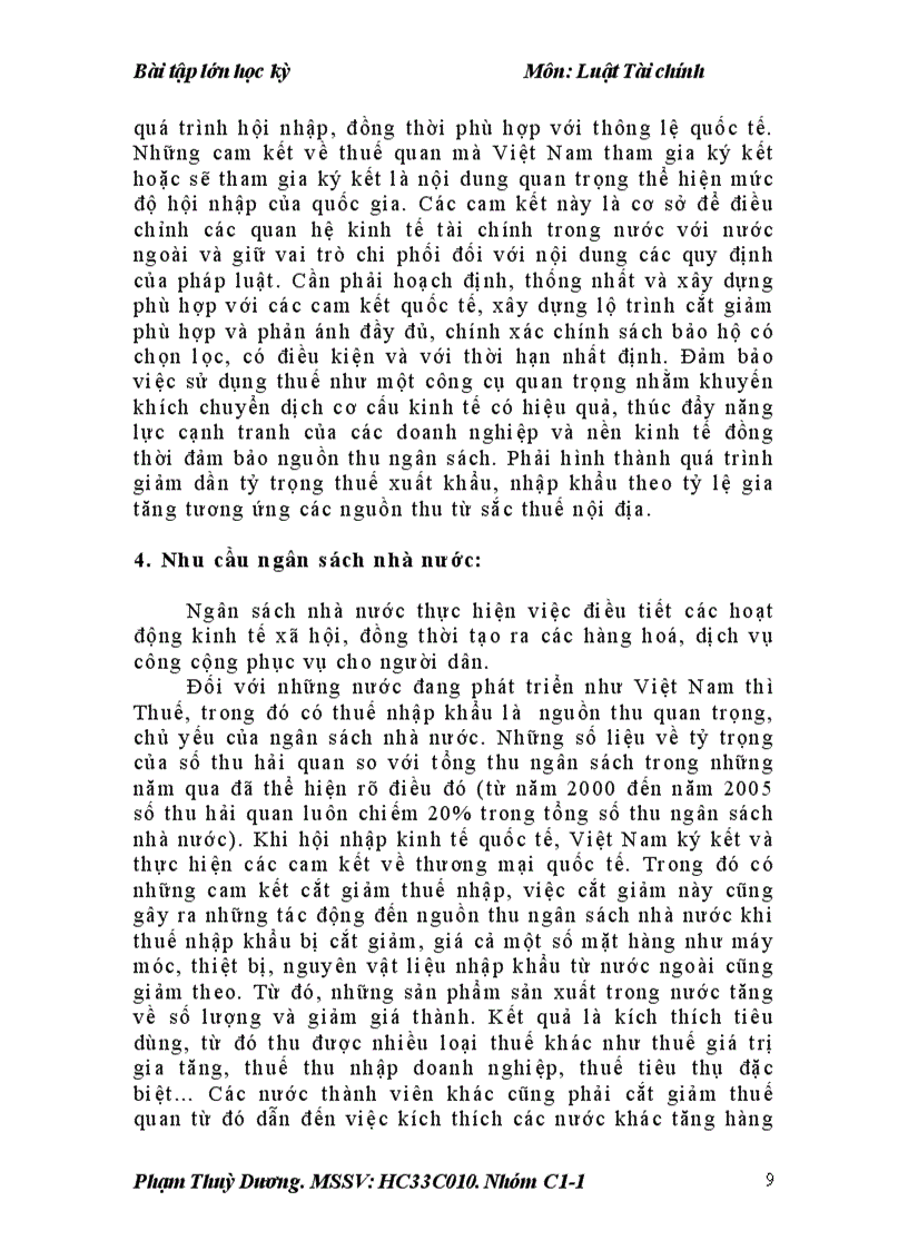 image for page Nguyên nhân mức độ ảnh hưởng của các yếu tố đó đến việc thực thi pháp luật thuế nhập khẩu ở nước ta hiện nay